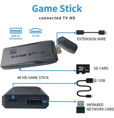 Mini Console Rétro HDMI 4K