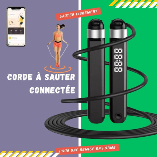 Corde à sauter connectée